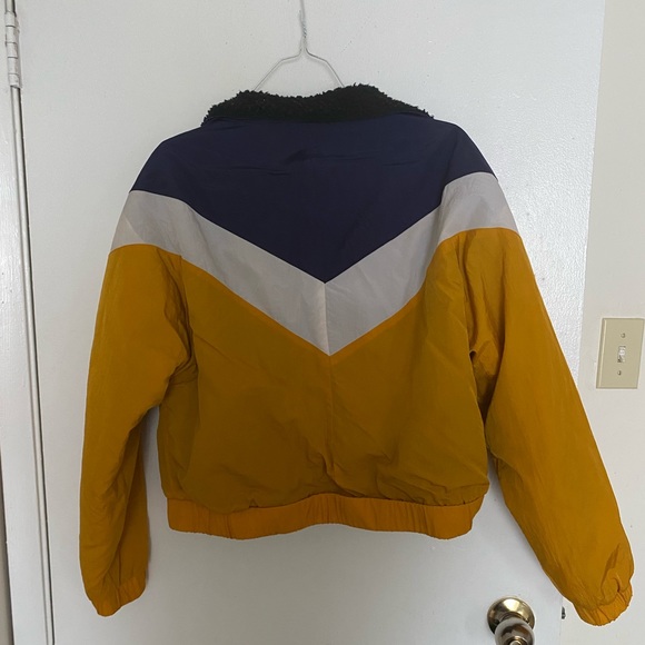 Guess Sherpa Vintage Retro Jacket Bomber Spring - Picture 3 of 5